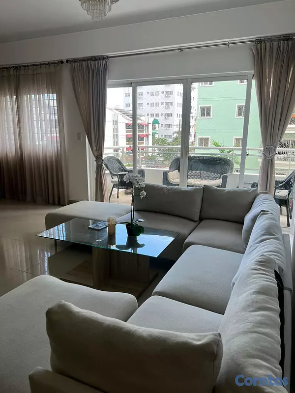 apartamentos - APARTAMENTO EN ALQUILER TOTALMENTE AMUEBLADO EN EL EXCLUSIVO SECTOR EVARISTO M. 5