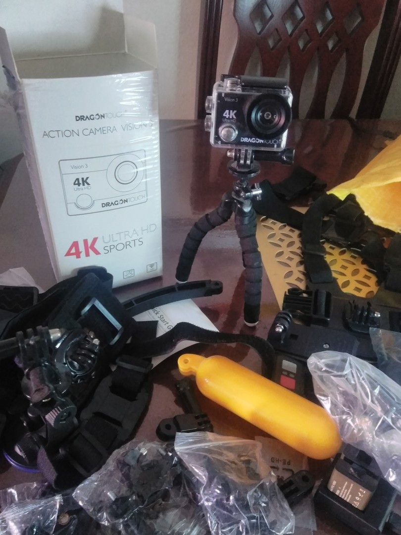 camaras y audio - Camara Dragon Touch Vision 3, 4K Ultra HD Sports