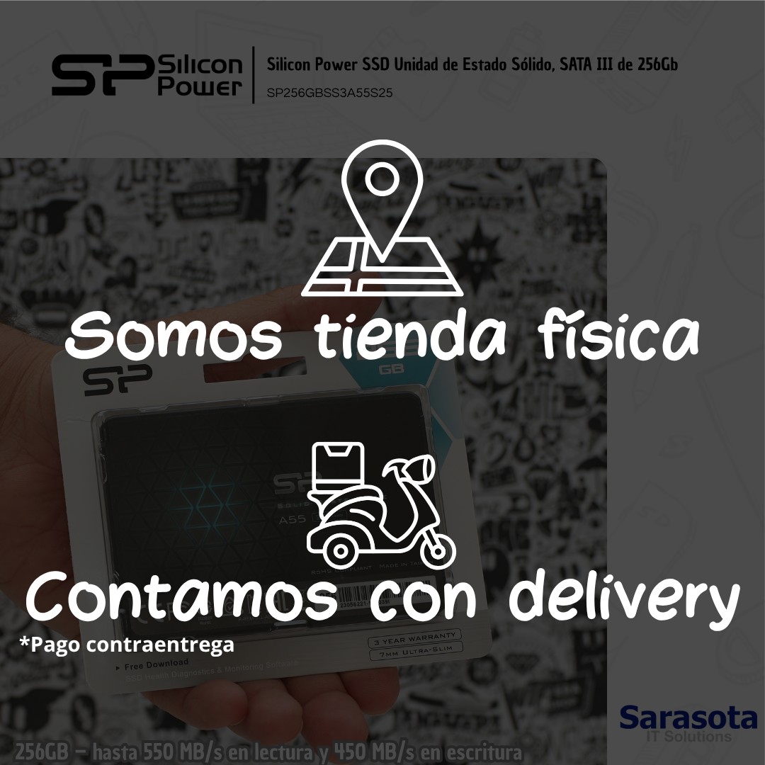 accesorios para electronica -  SSD 256Gb Disco Estado Sólido marca Silicon Power 3