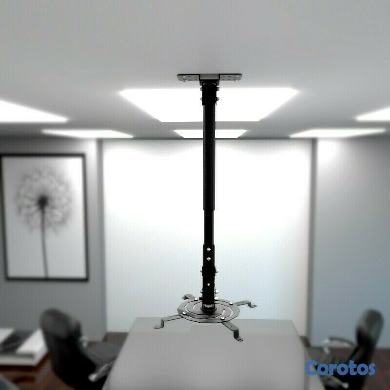 otros electronicos - SOPORTE PARA PROYECTOR KLIPX NEGRA DE TECHO DESDE 850MM HASTA 1215MM 2