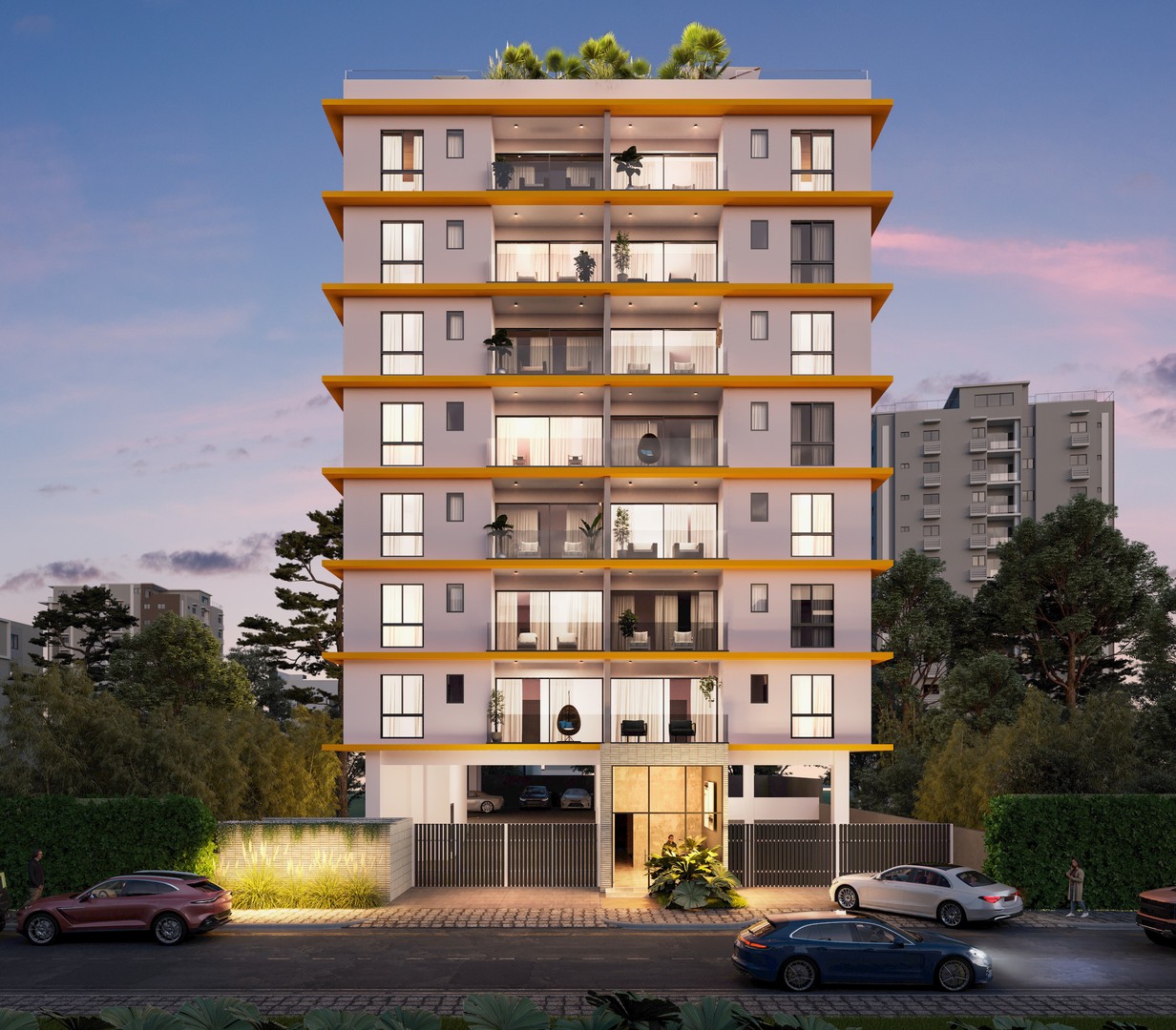 apartamentos - Proyecto de apartamento en Zona Universitaria, 1 y 2 habitaciones y 2 parqueos 2