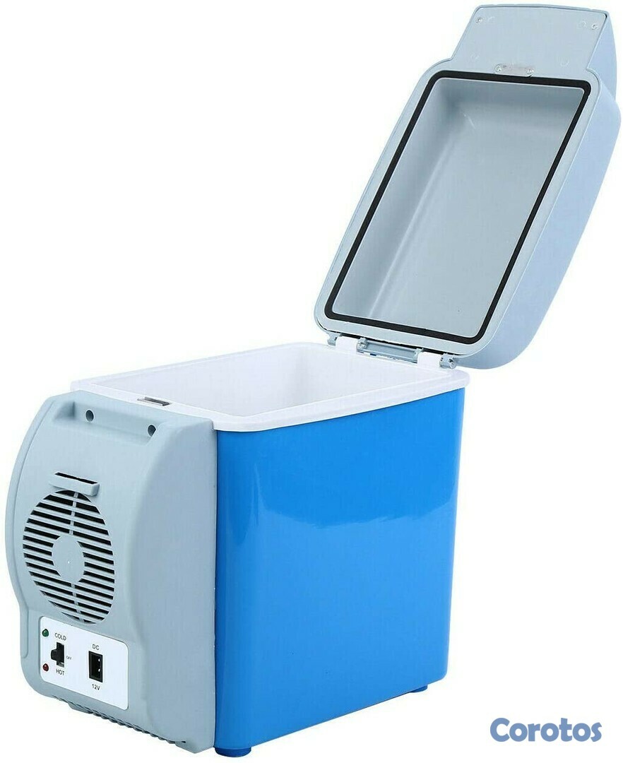 accesorios para electronica - Mini nevera portátil de 7.5L para coche enfriamiento y calentamiento.
 2