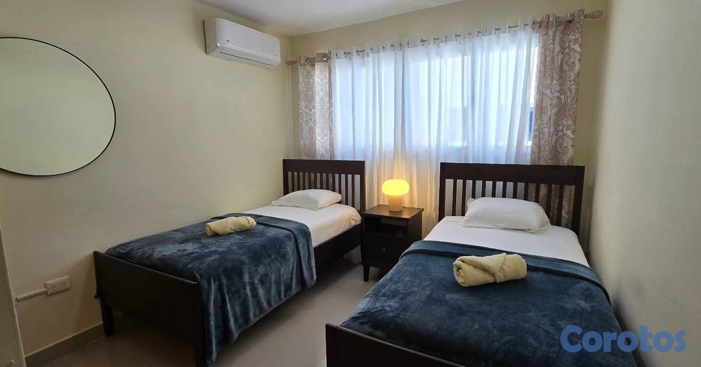 apartamentos - 6to piso amueblado Airbnb en villa olga con piscina y seguridad 24h  3