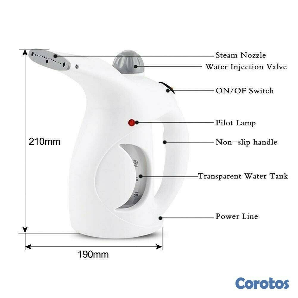 electrodomesticos - Plancha a vapor para ropa y rostro 3