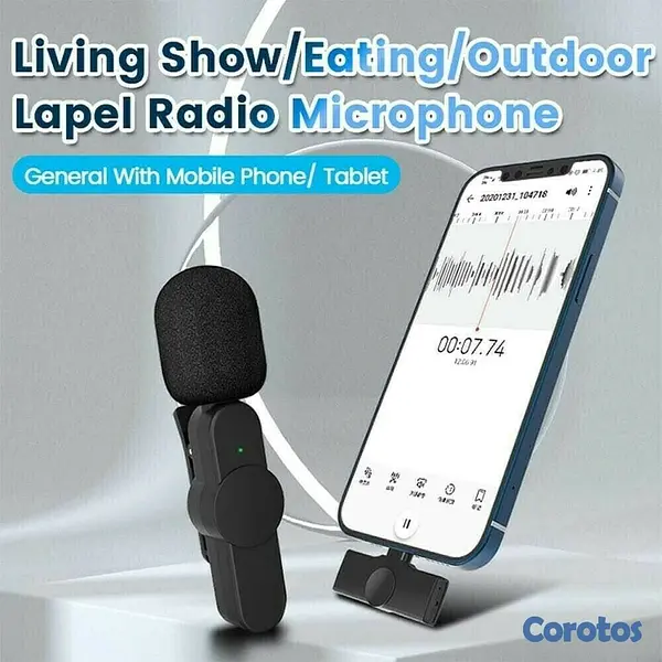 accesorios para electronica - Microfono inalambrico wireless F1 para iPhone y iPad 3