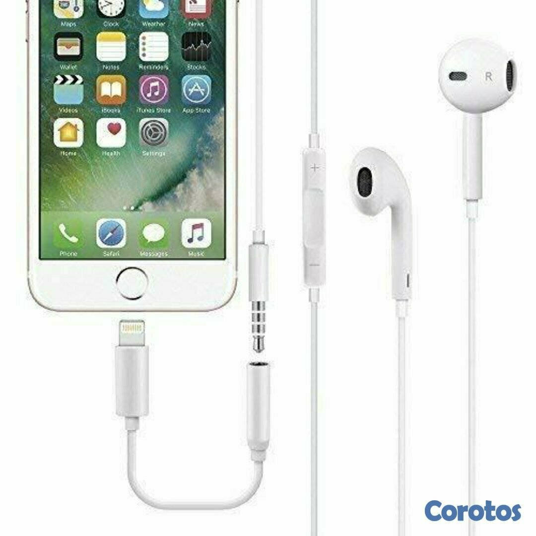 accesorios para electronica - Adaptador de audio para iPhone 7/8/X/11 (todas las versiones) 2