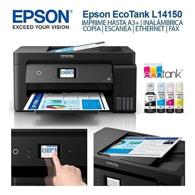 computadoras y laptops - MULTIFUNCIONAL EPSON IMPRESION 13X19 CON BOTELLA DE TINTA DE FABRICA,L14150 0