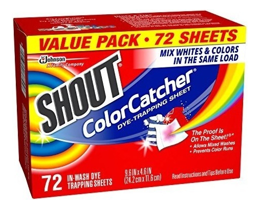 Salud y Equipamiento Médico - Shout Color Catcher Tinte Trapping Sheets, 72.0 Count 3