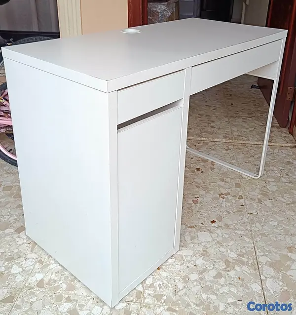 muebles y colchones - ESCRITORIO BLANCO 2