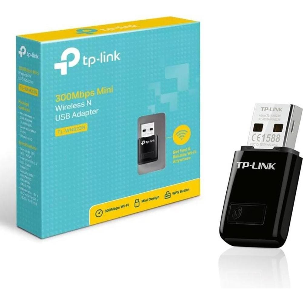 computadoras y laptops - ADAPTADOR DE RED MINI USB WIFI TP-LINK TL-WN823N, 2.4GHZ/300MBPS 1