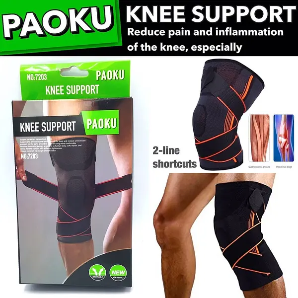 Artículos Deportivos - Rodillera Knee Support Gym, Ejercicio, Lesion, Terapia 2