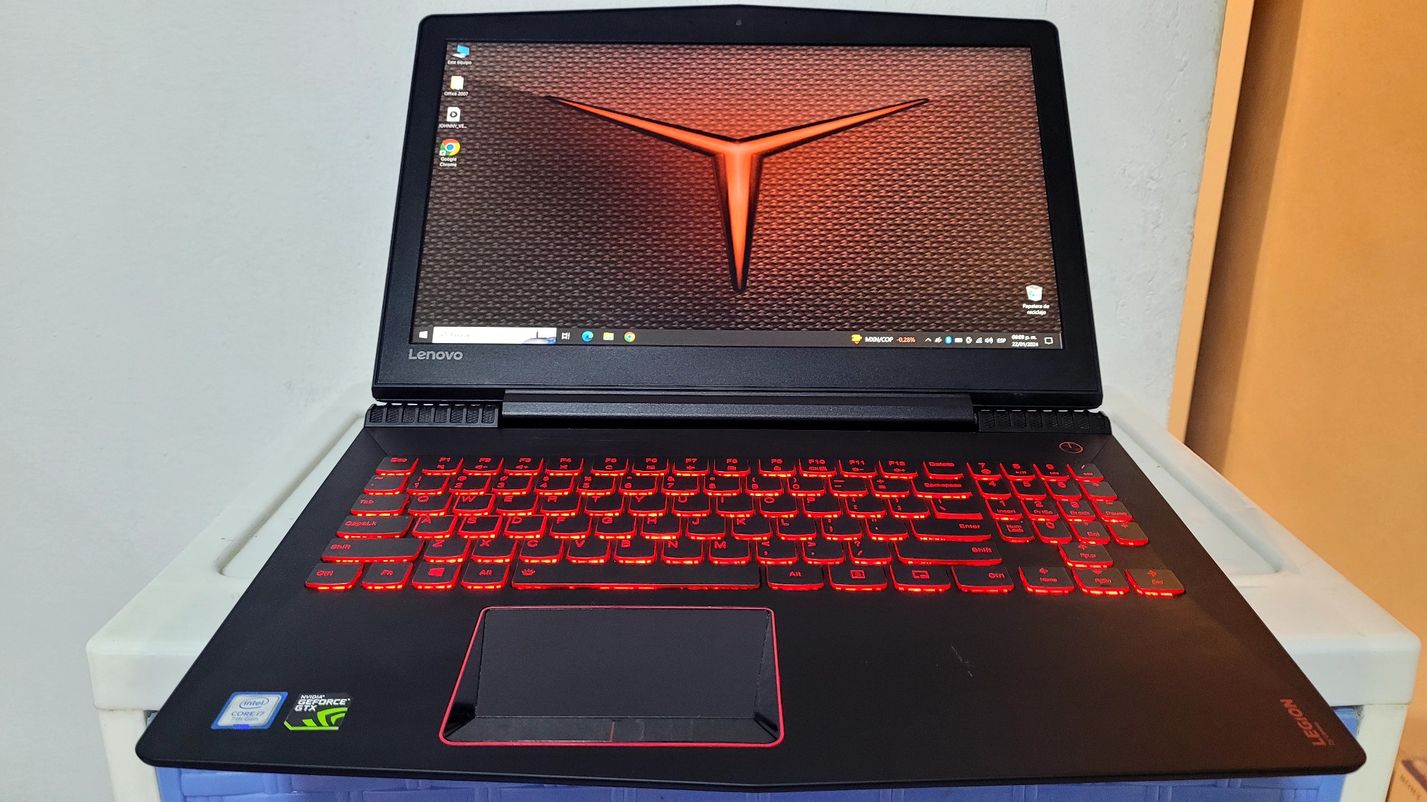 computadoras y laptops - Lenovo Gamer 17 Pulg Core i7 Ram 16gb Disco 1tb Nvidea Gtx 1050Ti 4gb