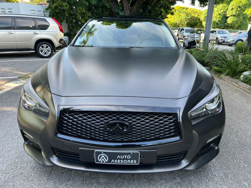 carros - Infiniti Q50 2015 (Wrap negro mate metalico)