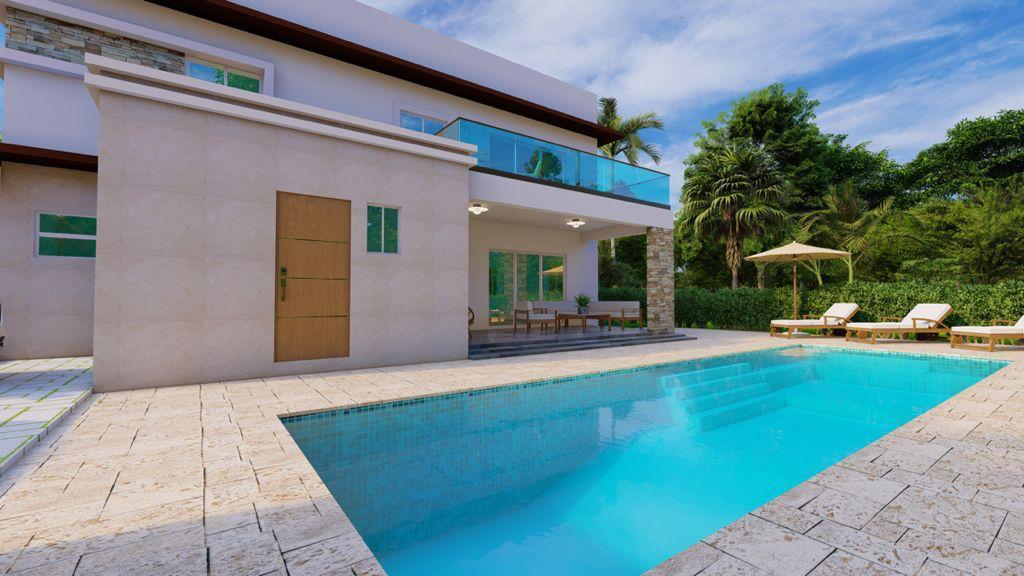 casas vacacionales y villas - ✨ Furnished Luxury Villa with Pool in Cabarete 🏝️ 3