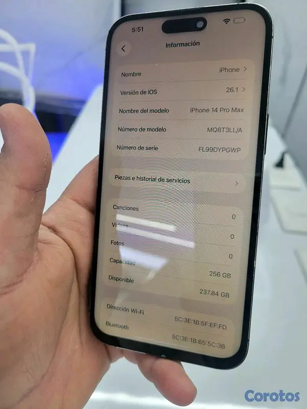 celulares y tabletas - IPHONE 14 PRO MAX  5