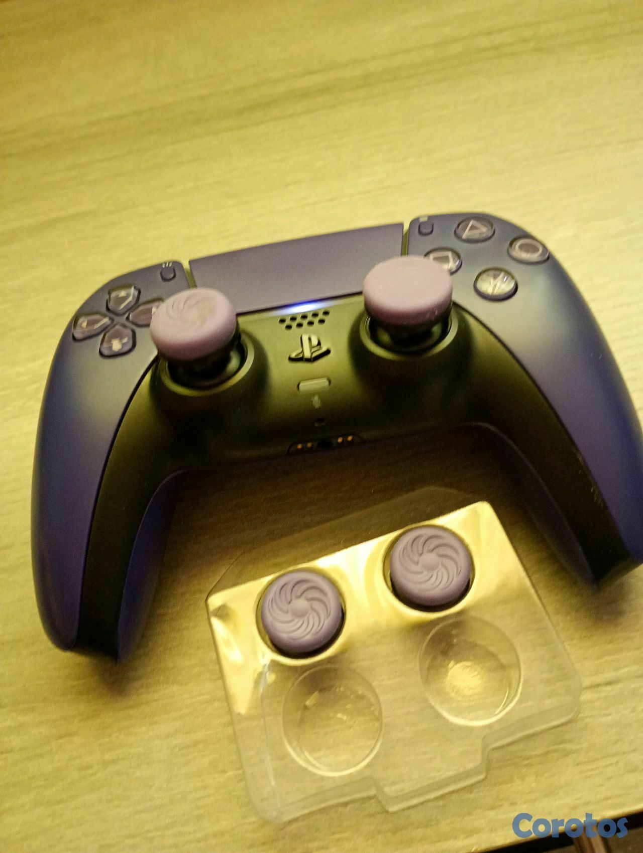 consolas y videojuegos - BARATO Y NEGOCIABLE Control PS5 Morado Tiene joysticks magnéticos instalados. 1