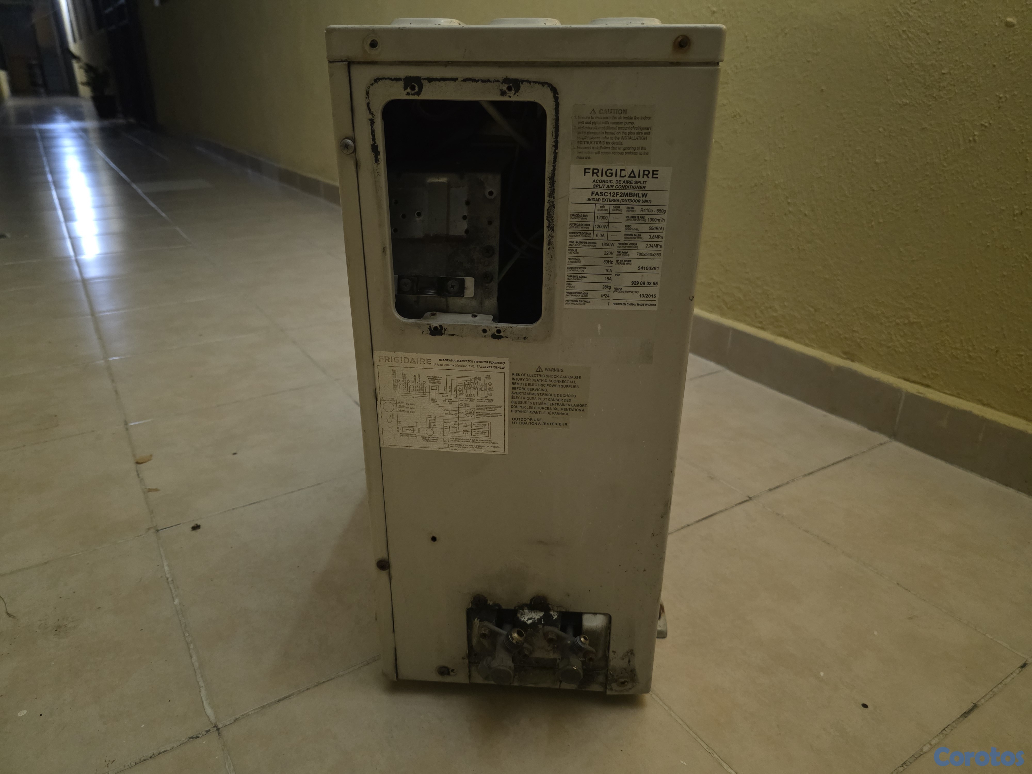 electrodomesticos - RD$2,000 – Aire Acondicionado Frigidaire Inverter (solo para piezas) 3