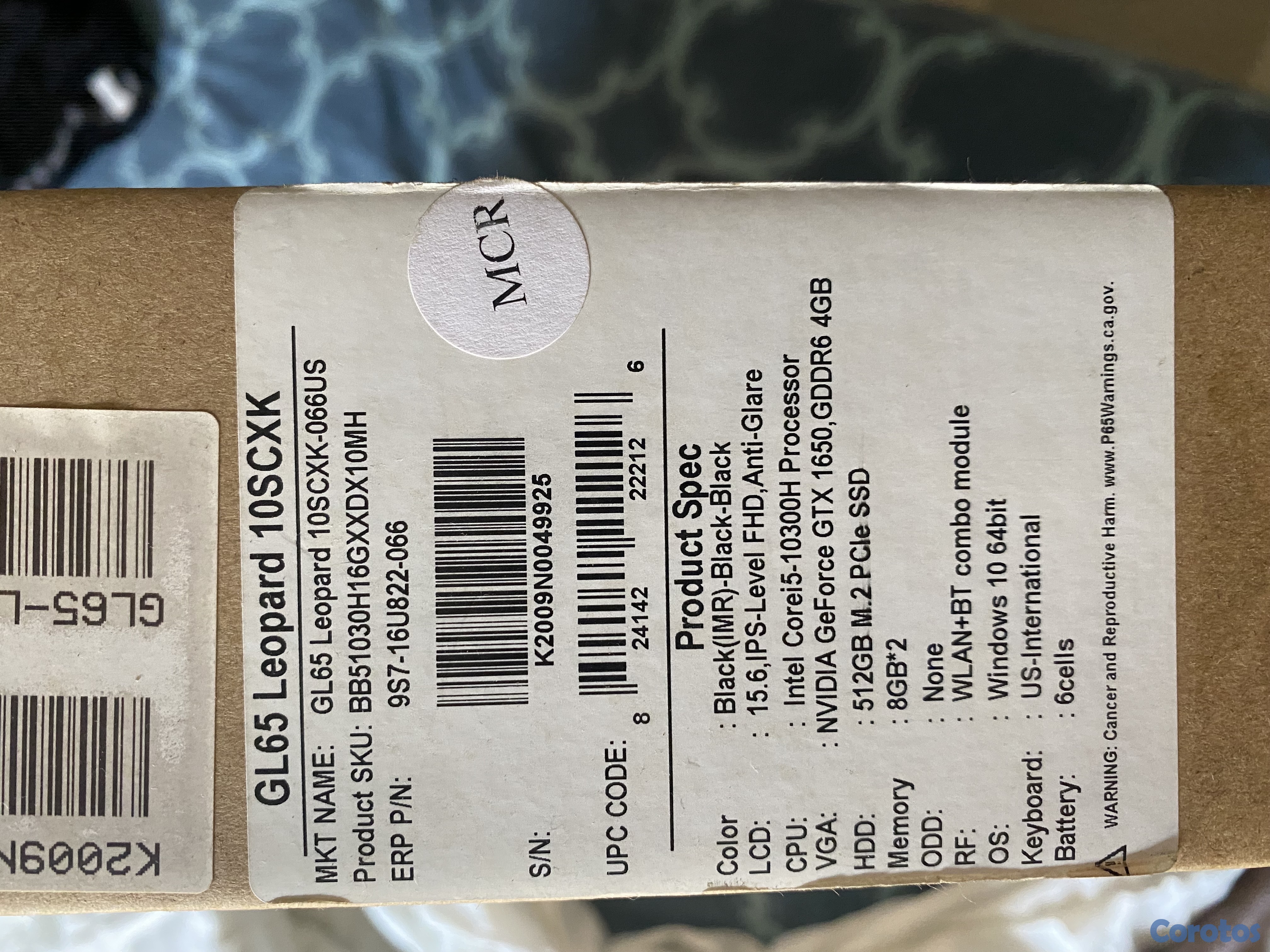 computadoras y laptops - MSI Leopard 8