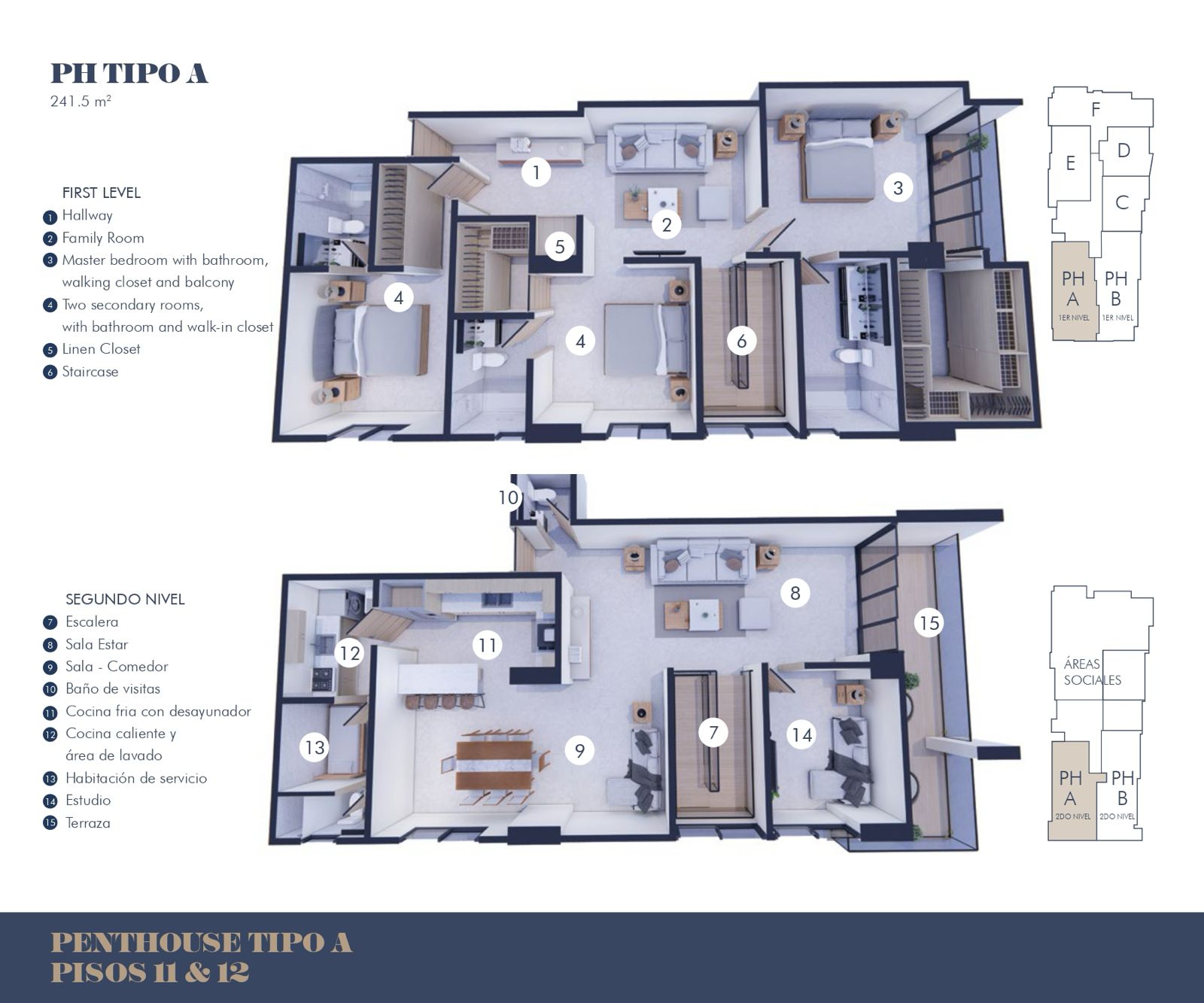 penthouses - Naco, Penthouse En Venta 6