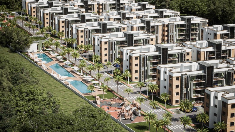 apartamentos - Proyecto de apartamentos modernos frente a Playa Dorada separe ahora. 1