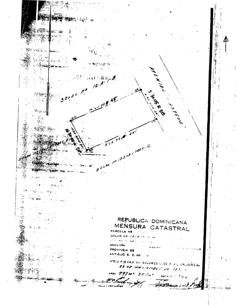 solares y terrenos - Solar en venta de 890 metros, Gazcue, Distrito Nacional (R.E) 1