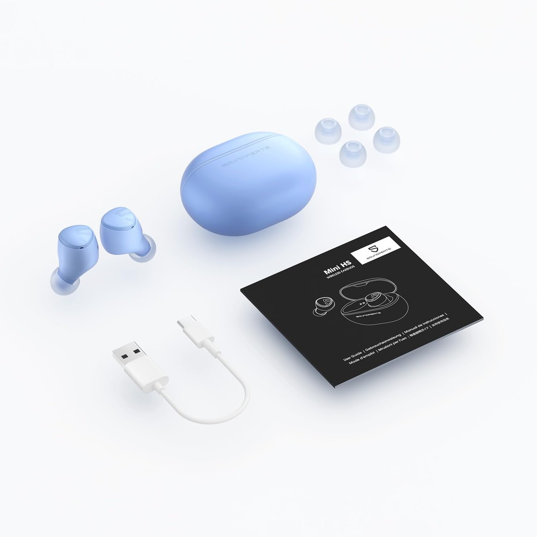 camaras y audio - SoundPeats Mini HS TWS Earbuds Bluetooth 5.3, LDAC Audio Códec, IPX4, Multipoint 7