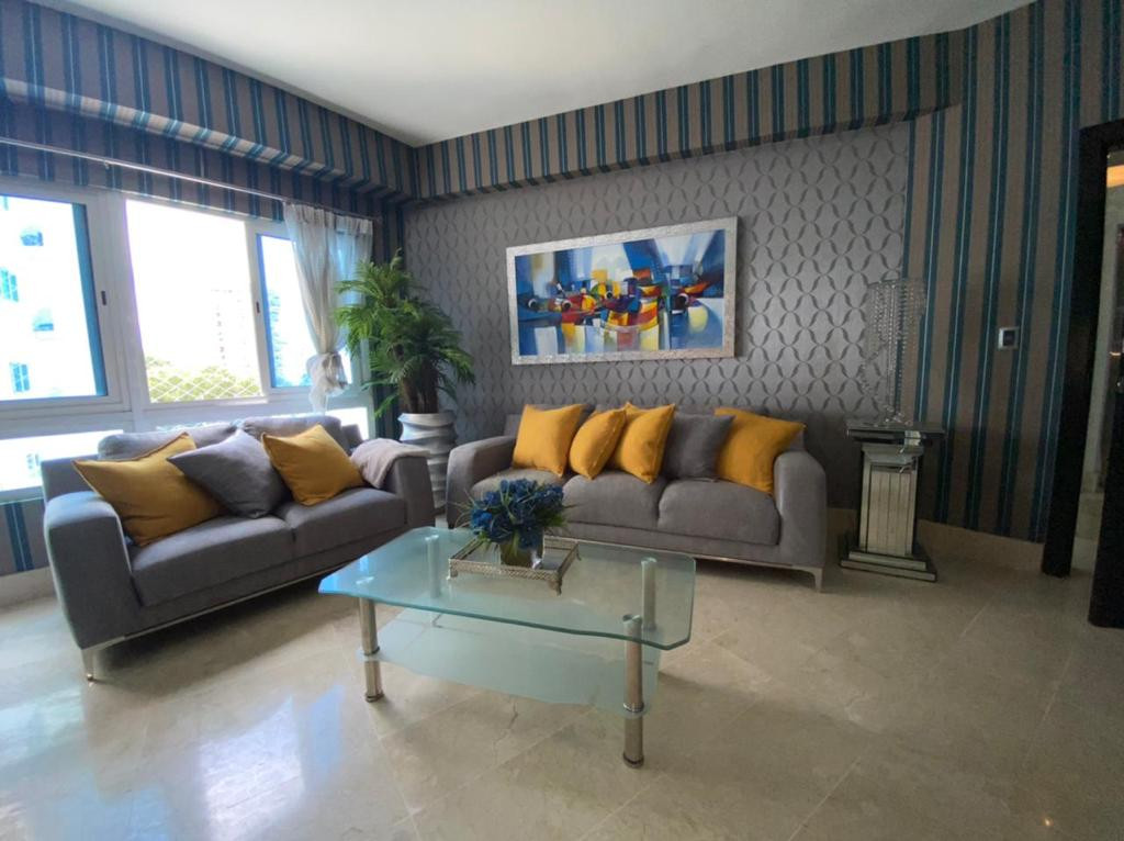 apartamentos - Apartamento 3Hab Amueblado FIno c/Area Social Rooftop c/ Vistas y Gym, El Vergel