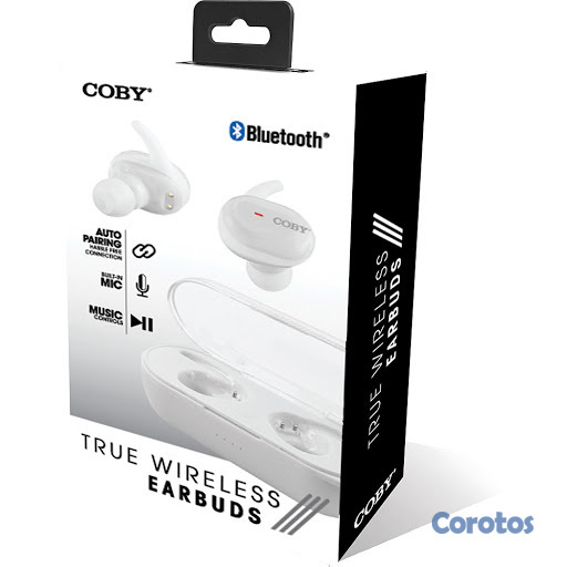 computadoras y laptops - AUDIFONO CON MICROFONO COBY WIRELESS,BLUETOOTH 5.0,CONTROL DE VOLUMEN,PAUSA 1