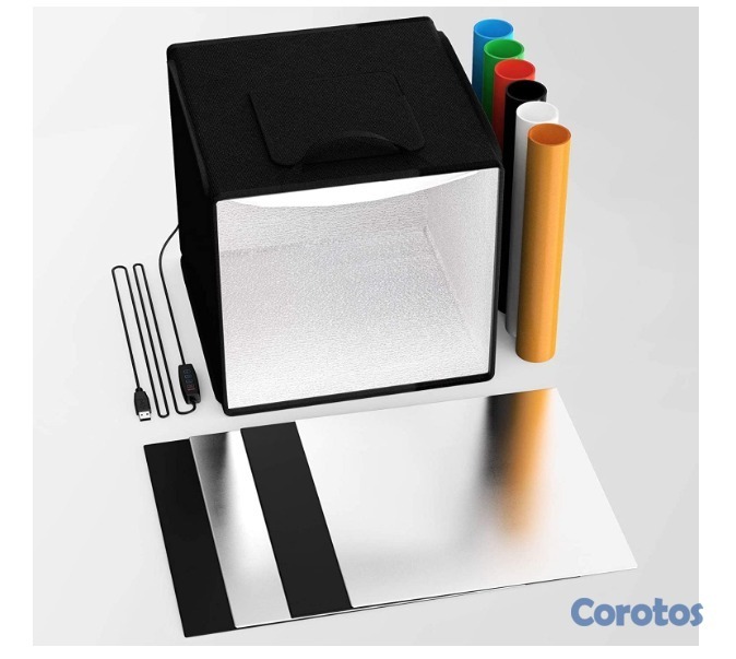 accesorios para electronica - Mini estudio profesional portatil + base giratoria 3