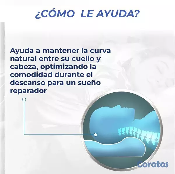 muebles y colchones - Almohada ergonómica cervical Ergo Pillow  2