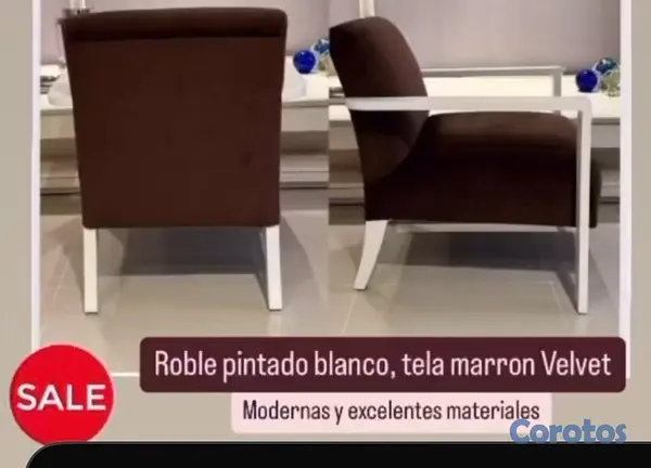muebles y colchones - BUTACAS ROBLE
PINTADA DE BLANCO 2