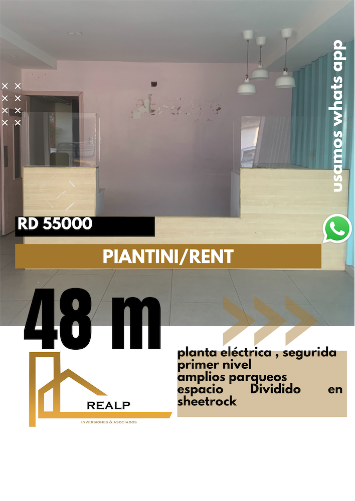 oficinas y locales comerciales - Local en exclusiva zona PIANTINI