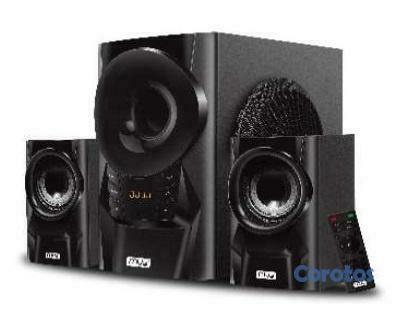 computadoras y laptops - BOCINA MYO HT35 2.1, BLUETOOTH V3.0, RADIO FM,LECTOR SD/USB, LED,CONTROL REMOT