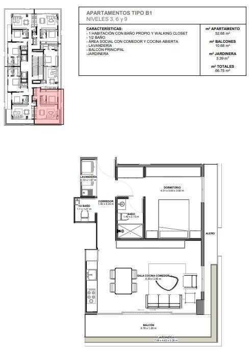 apartamentos - Nuevo proyecto inmobiliario en Naco Una y Dos Habitaciones con línea blanca.  9