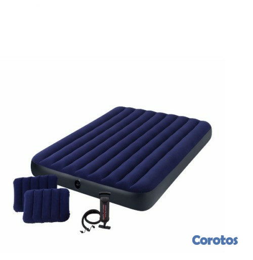 muebles y colchones - Colchon inflable intex de 60 pulgadas, bomba y colchon  (OFERTA) 1