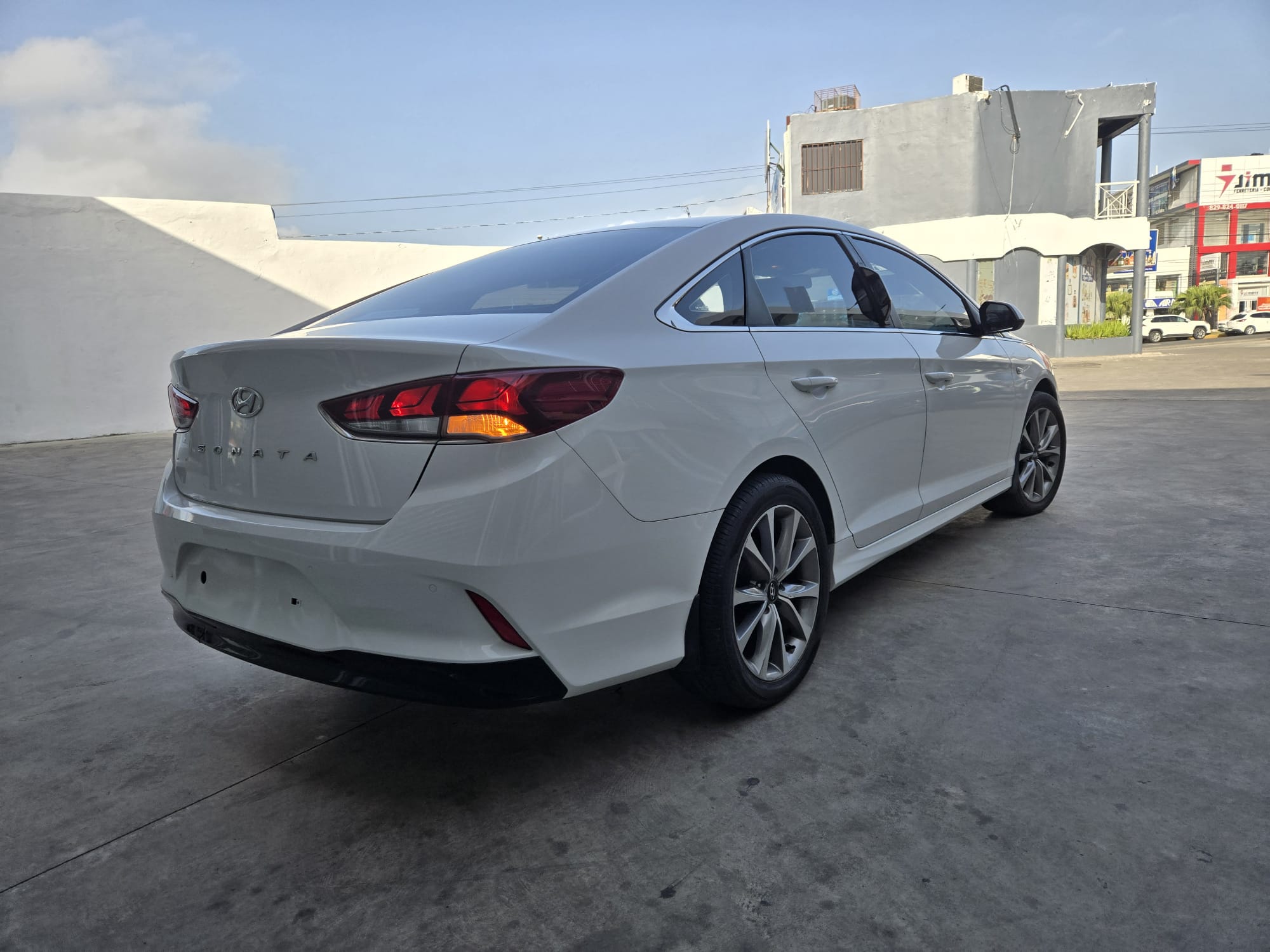 carros - HYUNDAI SONATA NEW RISE 2019 BLANCO 3