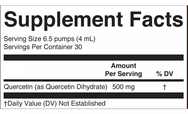 Salud y Equipamiento Médico - Quercetina Gotas Liquidas 120 ml 2