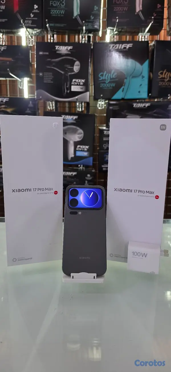 celulares y tabletas - Xiaomi 17 Pro Max 512GB Negro NUEVOS EN SUS CAJAS 2