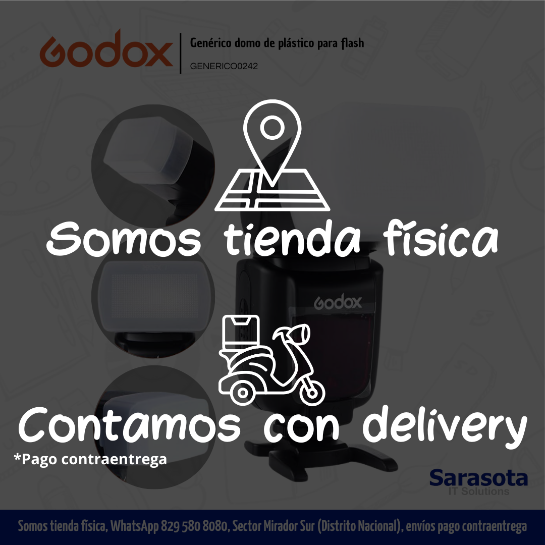 accesorios para electronica - Godox Modificador tipo domo de plástico 1