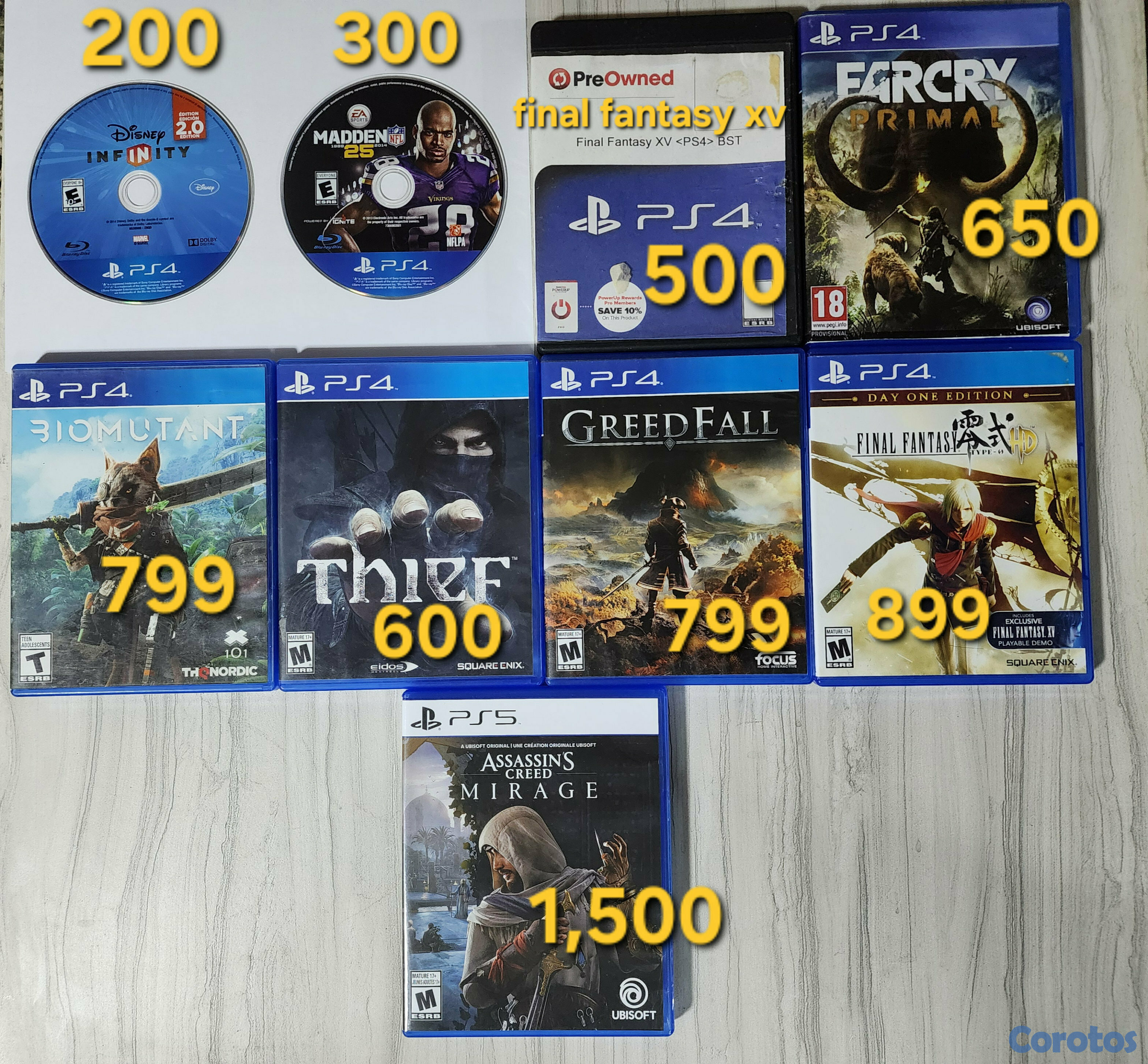 consolas y videojuegos - juegos de playstation 4 y ps5