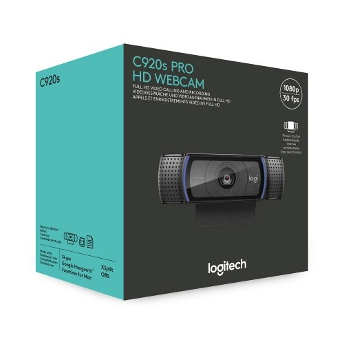 computadoras y laptops - CAMARA WEB LOGITECH HD PRO C920S, 2 MP, 1080P, VIDEO CALLING  3