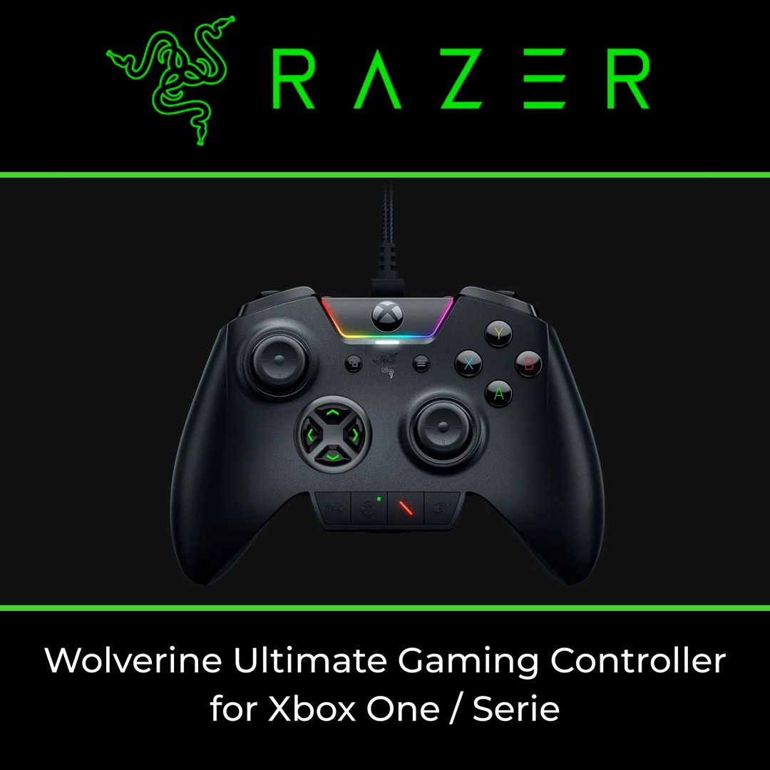 consolas y videojuegos - Control para Xbox Razer Wolverine Ultimate Gaming + 2 Meses Gratis Game Pass Ult