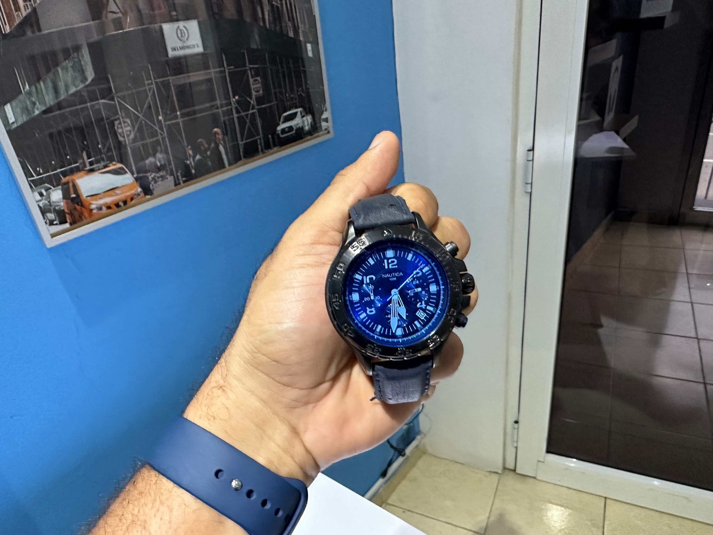joyas, relojes y accesorios - Vendo Reloj Nautica NAD21008G Azul - Original Usado condiciones RD$ 4,500 NEG
