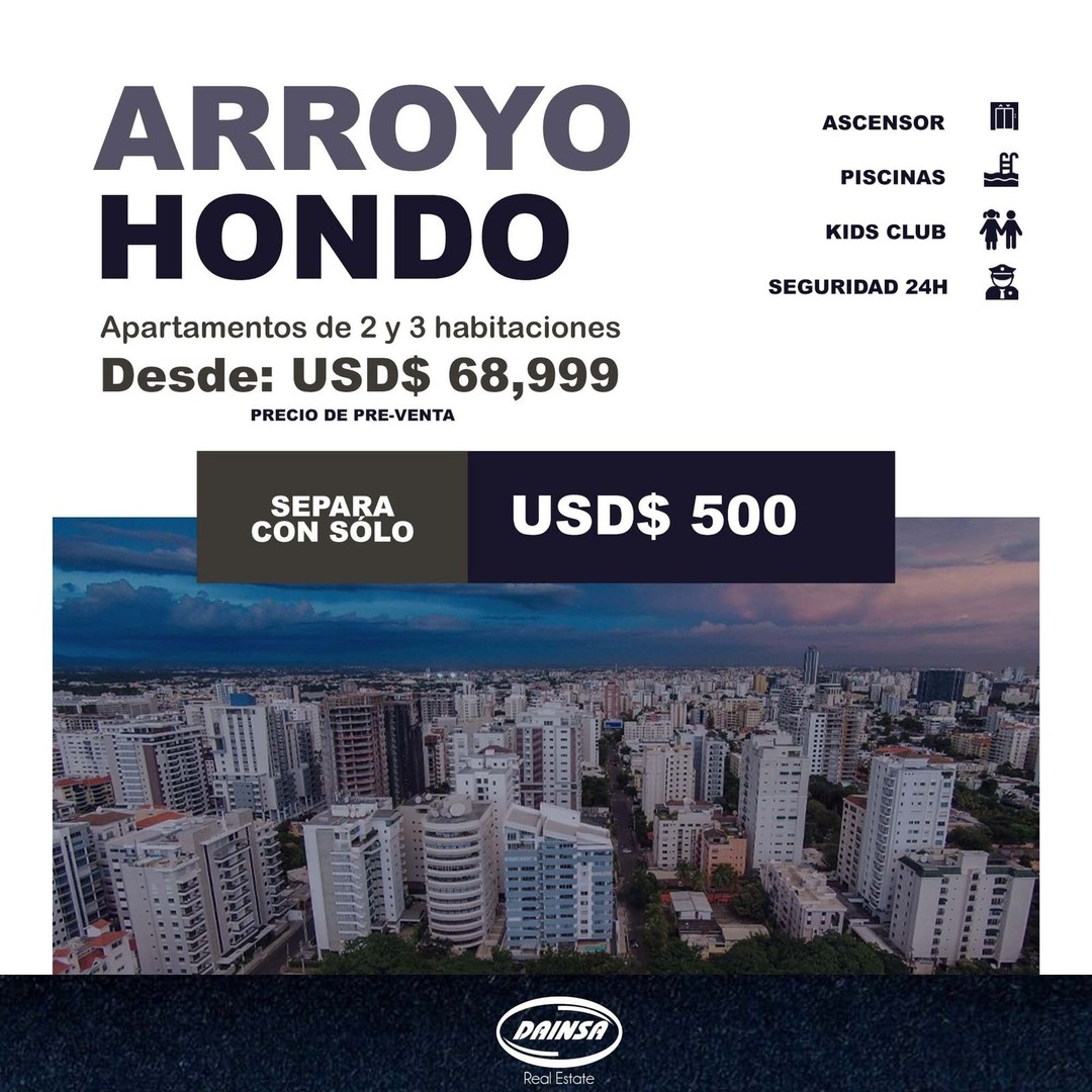 apartamentos - Apartamentos en Arroyo Hondo