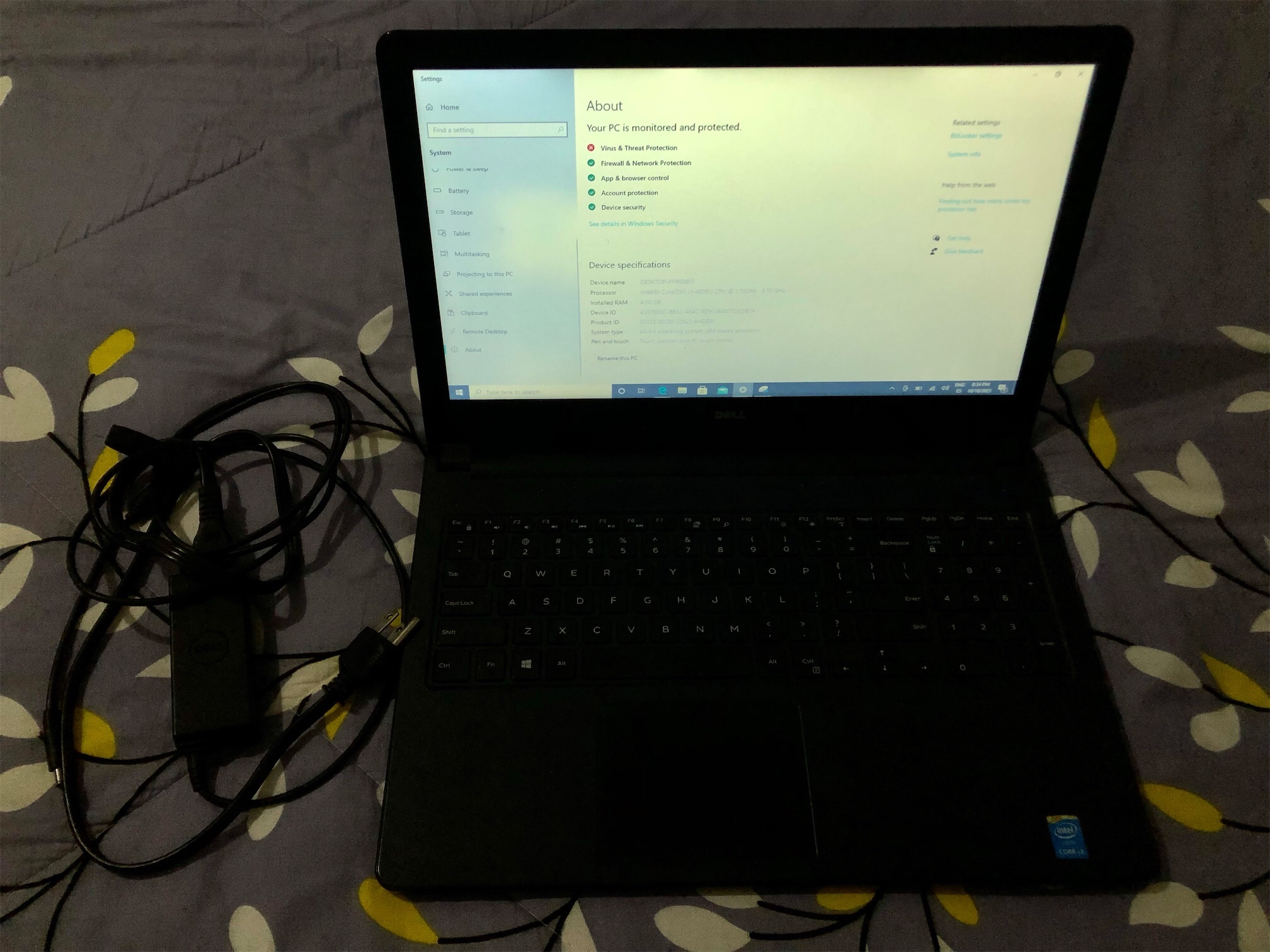 Laptop 💻 Dell CORE i3 Pantalla Táctil