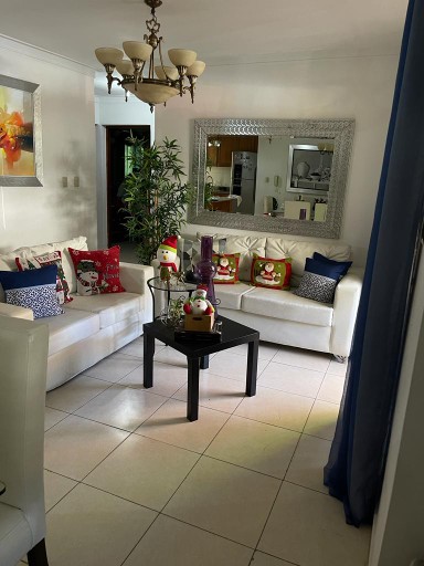 apartamentos - Vendo hermoso apartamento en Santo Domingo Oeste, 1er nivel con patio y balcón 