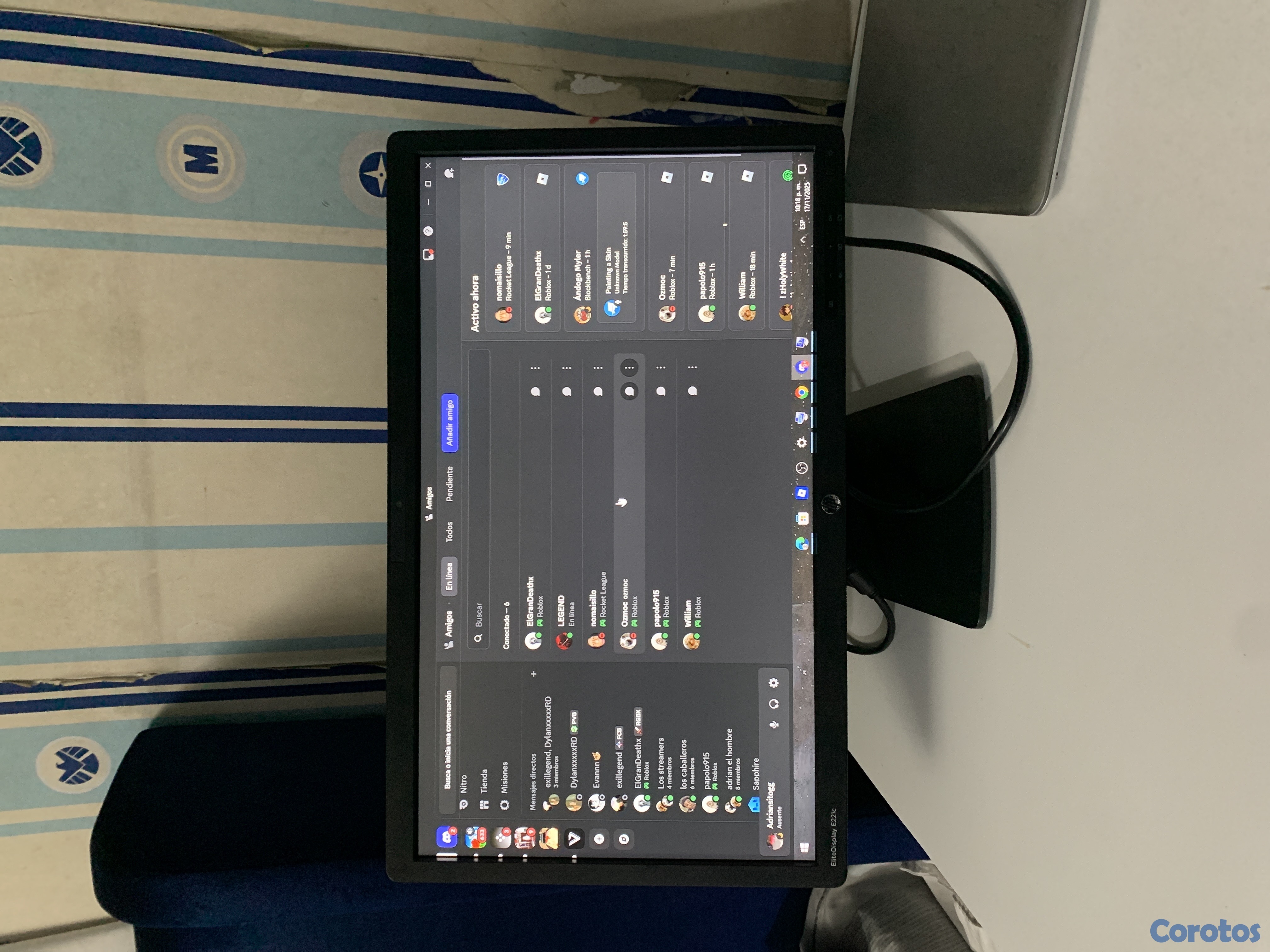 computadoras y laptops - Combo de laptophp y monitor hp 10