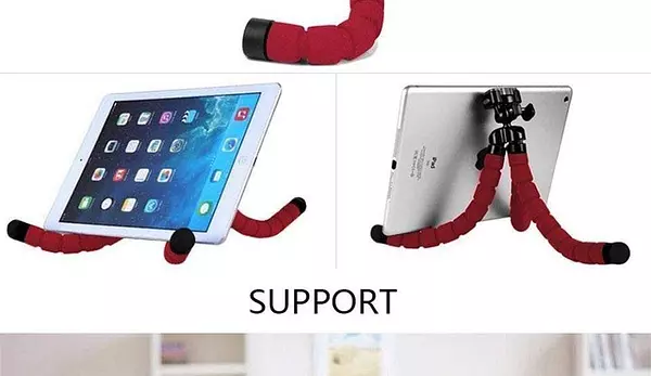 accesorios para electronica - TRÍPODE MINI FLEXIBLE UNIVERSAL PARA CELULARES, AJUSTABLE, ROTACIÓN 360 GRADO 6