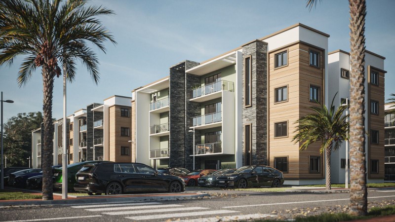 apartamentos - Proyecto de apartamentos modernos frente a Playa Dorada separe ahora. 2