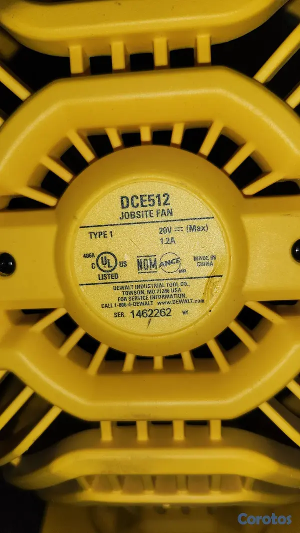 aires acondicionados y abanicos - ABANICO DEWALT PEQUEÑO 5